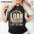 Loan Processor Because Someone Has To Take The Blame PNG: mortgage humor office job png and svg