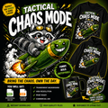Weaponized Autism Raccoon PNG: funny raccoon meme neurodivergent png chaotic humor ironic design (Digital Download)