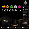 Colombia Country Colombian Flag PNG: Patriotic Colombia Pride Heritage Lover png South America National Colors (Digital Download)